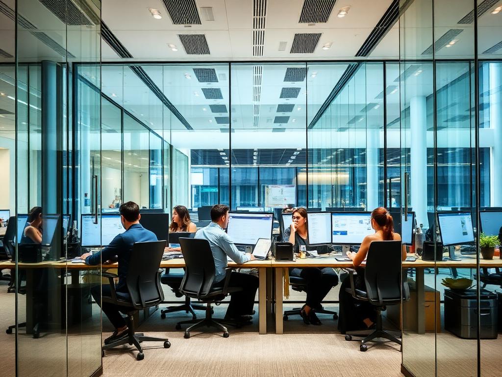 CCTV installation and network cabling in a corporate office in Islamabad