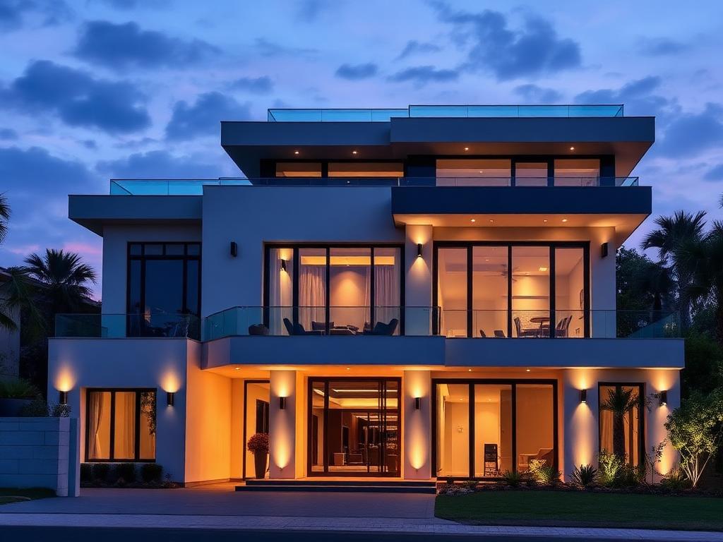 Smart home CCTV and security camera installation for a villa in Dubai