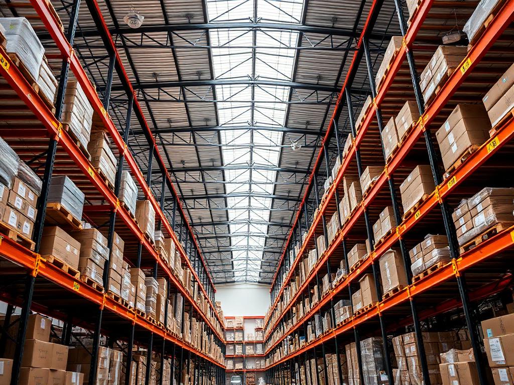 Warehouse security camera installation with wide-area CCTV coverage in Lahore