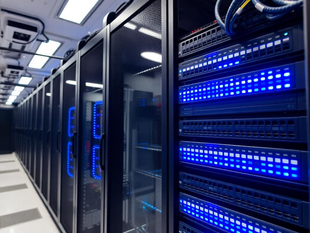 Office network setup and IT infrastructure rack in Lahore